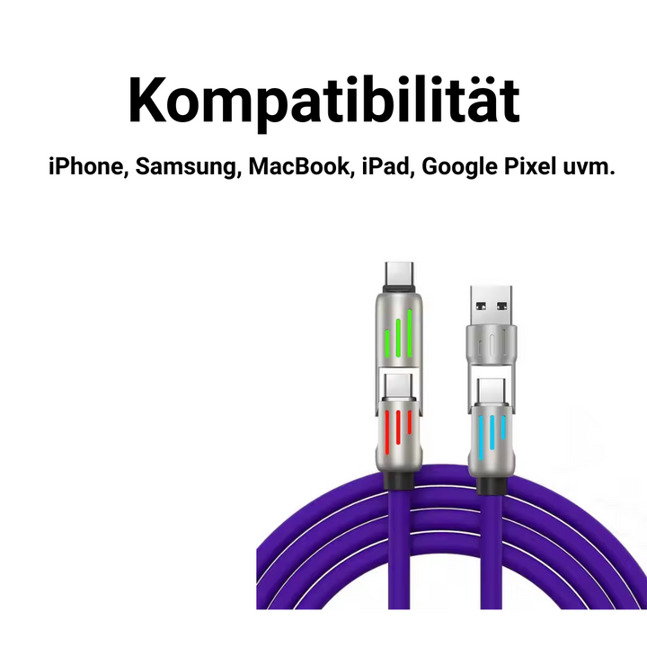 4-in-1 Schnellladekabel