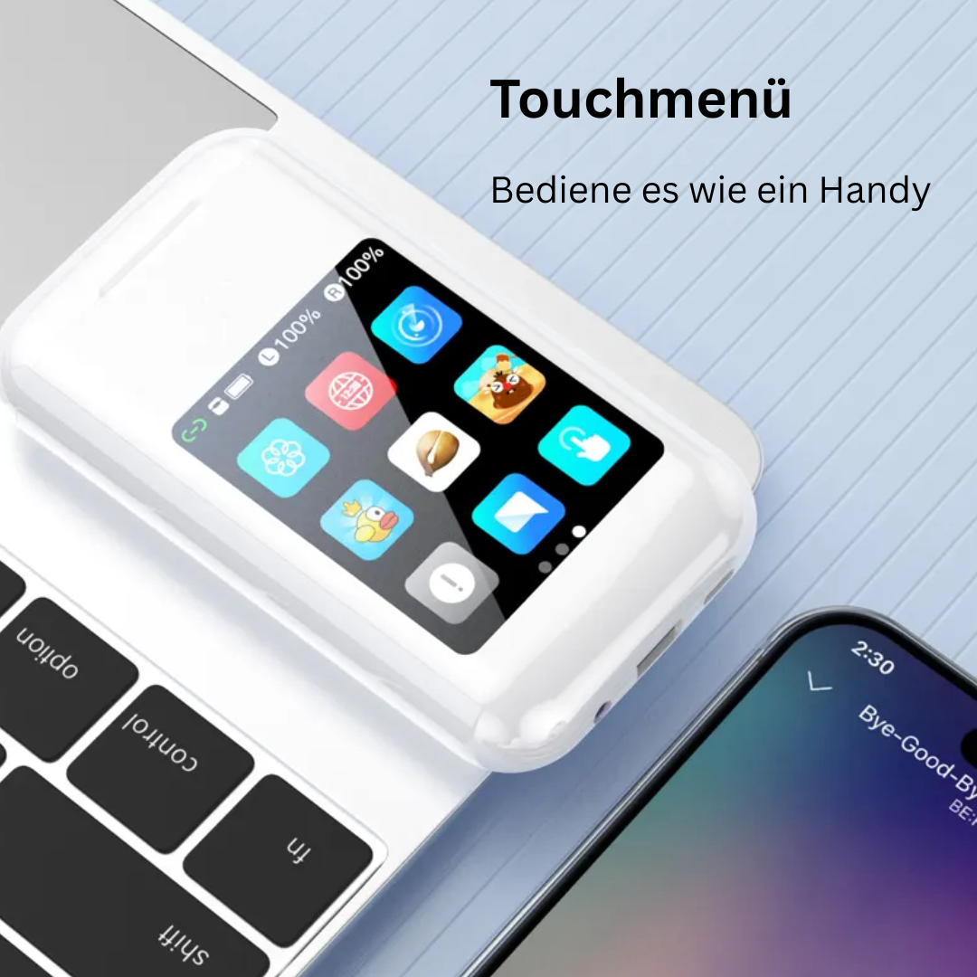 TouchPods mit Powerbank Case