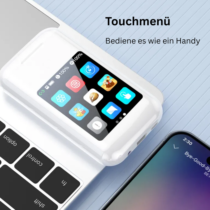 TouchPods mit Powerbank Case